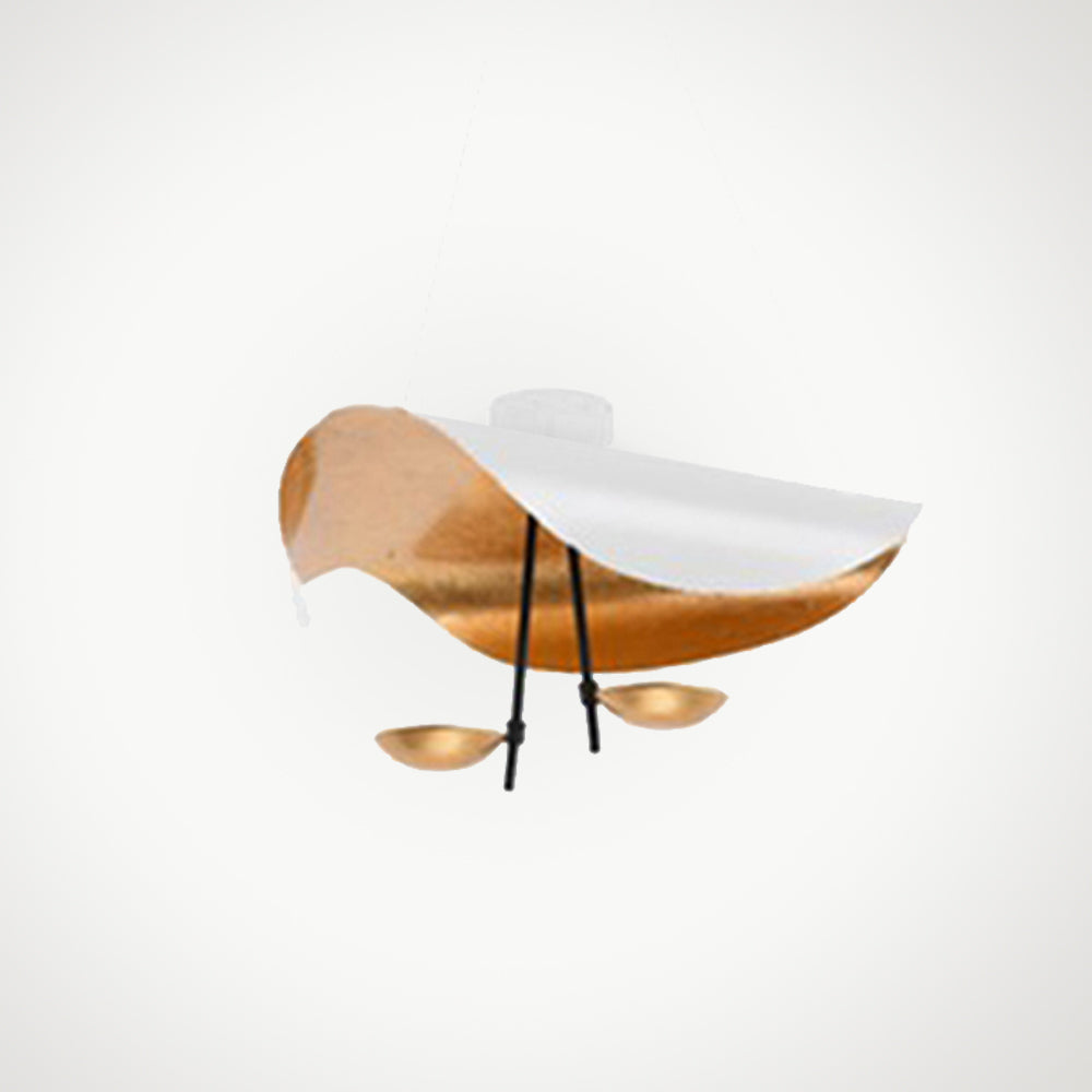 Airsha Pendant Light 3 Colour, Gold Foil Pendant Lights