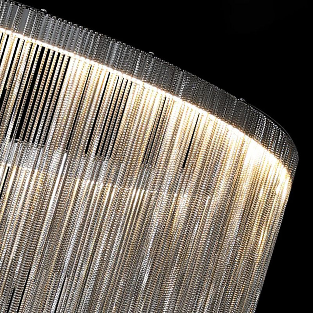 Arisha Wall Lamp Decorative/Modern, Tassel Chain, Silver, Living Room