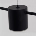 Arisha Minimalist Multi Metal Pendant Light, Black/Gold