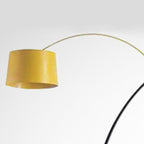 Eryn Floor Lamp Cool Modern, Metal Arc, Black/White/Red/Blue, Bedroom