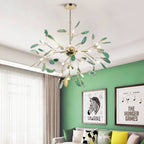 Arisha Flower Branch Semi-flush Mount Ceiling Light, 4 Colour
