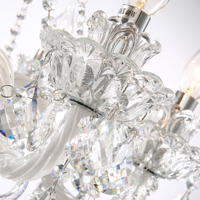 Silva Chandelier  French Crystal Living Room Dining Room