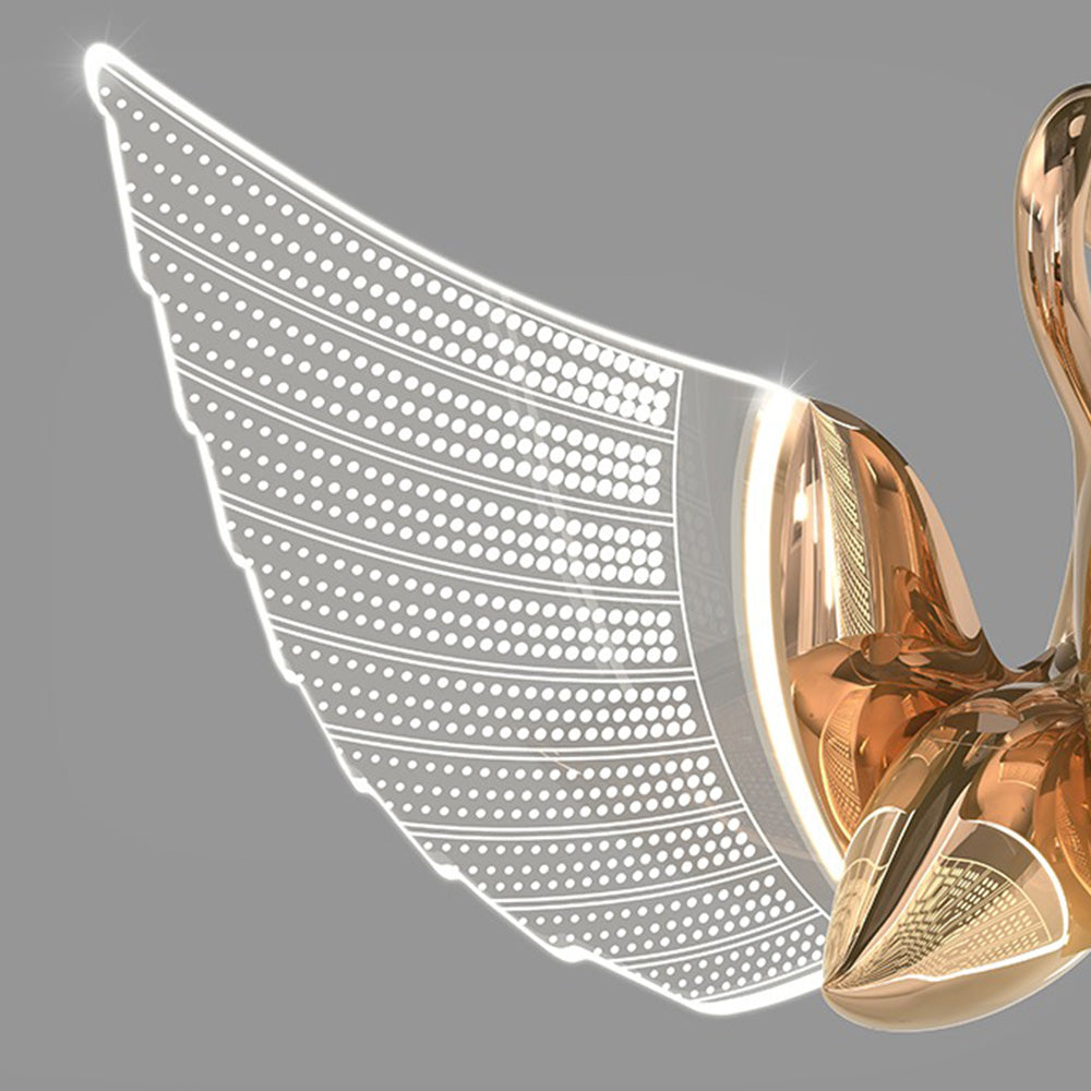 Arisha Modern Creative Swan Pendant Light, 2 Color