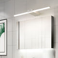 Arisha Minimalist Linear Metal Wall Lamp, Black/White, Bathroom