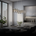 Kristy Luxurious Chandelier Crystals/Metal Gold Living Room