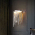 Arisha Wall Lamp Decorative/Modern, Tassel Chain, Silver, Living Room