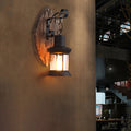 Epoch Wall Lamp Leaf Shape Vintage, Wood/Metal, Bedroom
