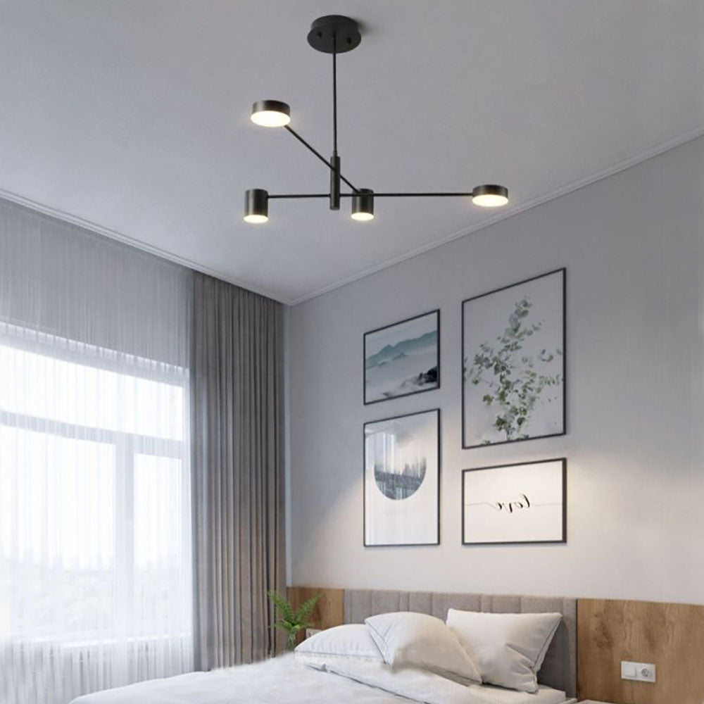 Arisha Pendant Light Branch Industrial Black/Gold, Bedroom