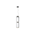 Valentina Minimalist Combination Glass Pendant Light, Clear