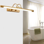 Tiffany Modern Linear Vanity Wall Lamp, Gold, Bathroom/Kitchen