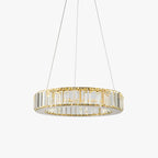 Kristy Elegant Round Crystal Chandelier, Clear