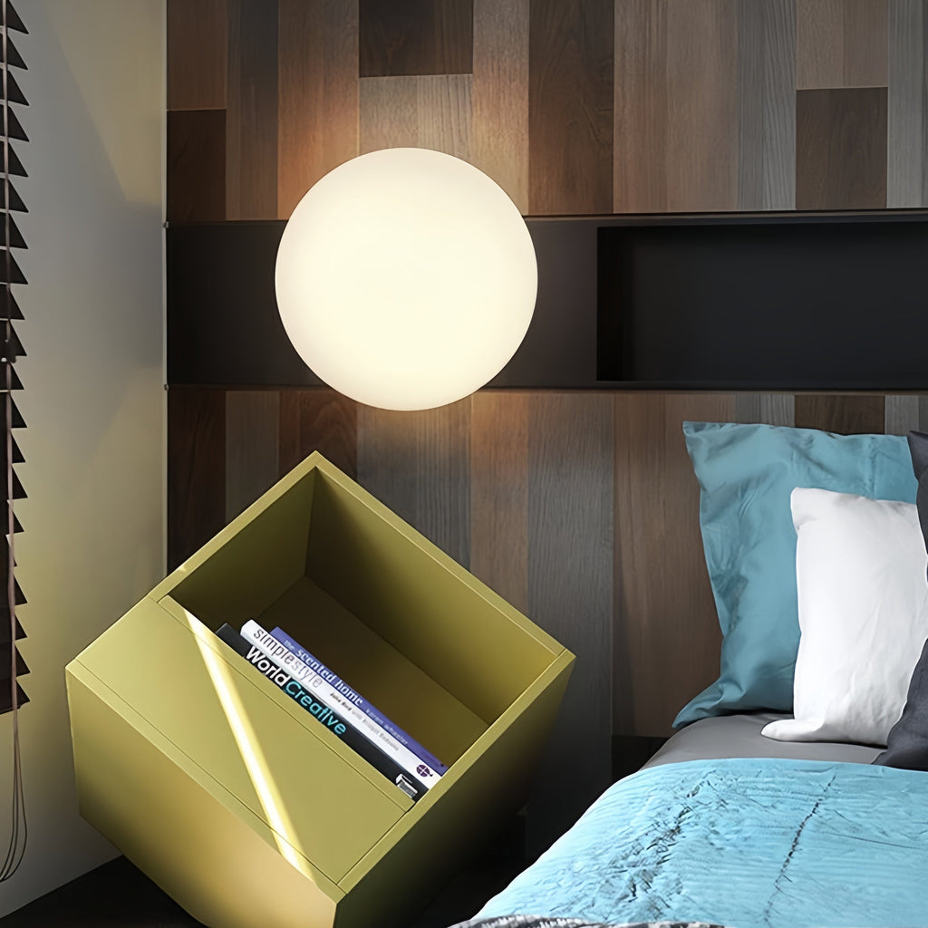 Valentina Modern Bubble Sphere Flush Mount Ceiling Light Glass Bedroom