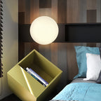 Valentina Modern Bubble Sphere Flush Mount Ceiling Light Glass Bedroom