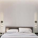 Arisha Modern LED Art Interior Wall Light Spiral, Black & White