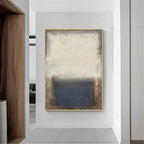 Earthy Horizon Abstract Painting Vertical