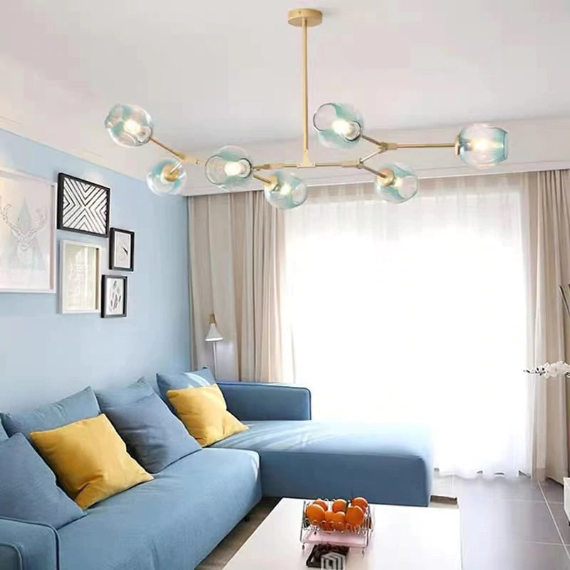 Kirae Nordic Modern Glass Pendant Light Clear Bubble