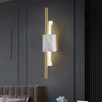 Arisha Modern Metal/Marble LED Wall Lamp