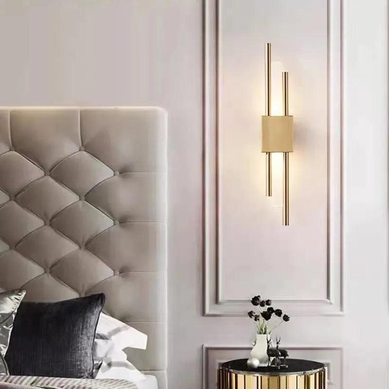 Arisha Modern Metal/Marble LED Wall Lamp
