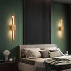 Arisha Modern Metal/Marble LED Wall Lamp