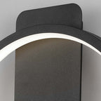 Valentina Arisha Square Clock Metal & Wall Lamp, Gold