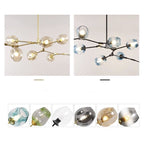 Kirae Nordic Modern Glass Pendant Light Clear Bubble