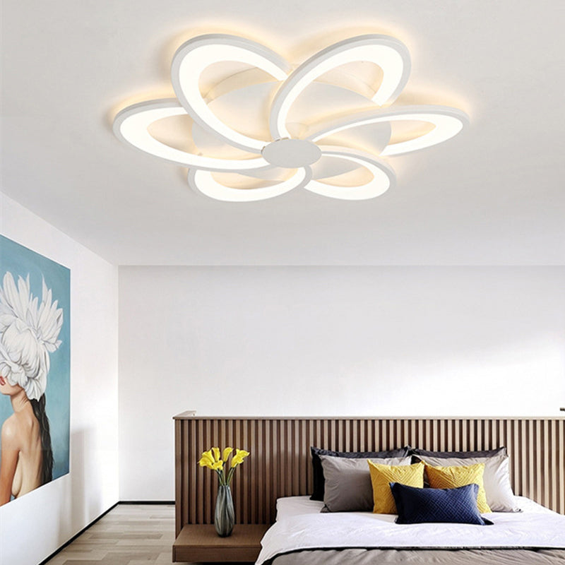 Arisha Flower Shape Ceiling Light White , 2 Style