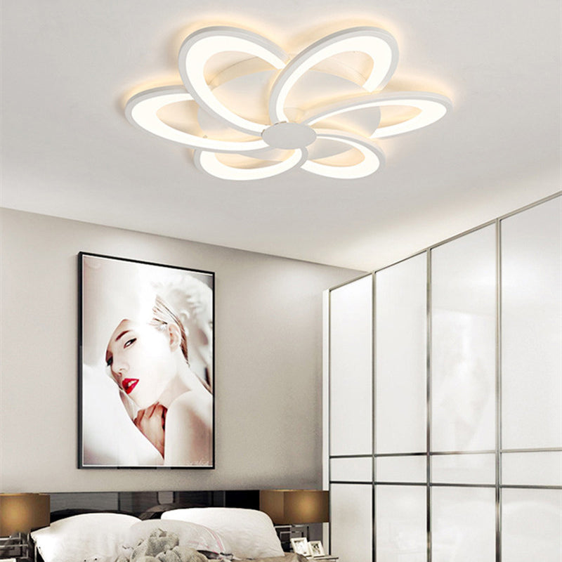 Arisha Flower Shape Ceiling Light White , 2 Style