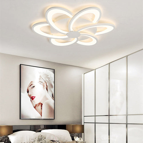 Arisha Flower Shape Ceiling Light White , 2 Style
