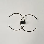 Arisha Modern Minimalist Pendant Light, Double-C