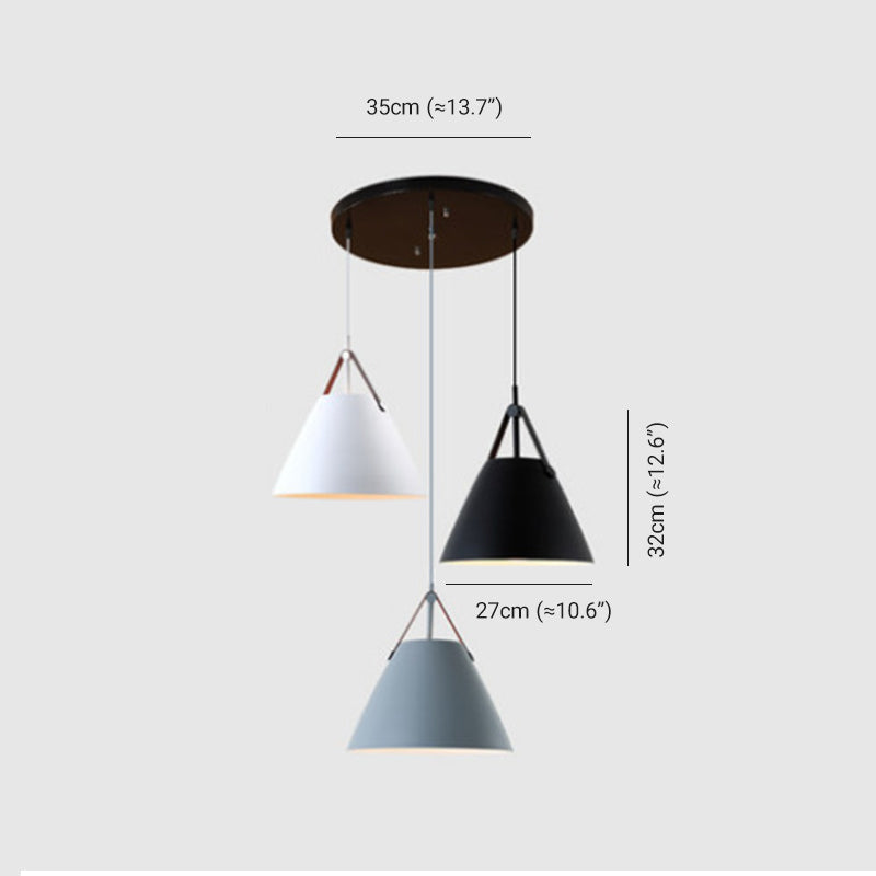 Aria Pedant Light Cluster, 3 Color