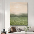 Serene Green Valley Art Oil Painting