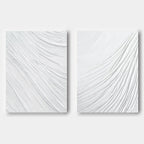 Wall Art Abstract Linear Pattern Modern Minimalism Linen