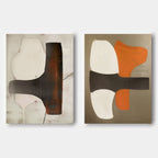 Modern Minimalist Wall Art 2 Piece Set