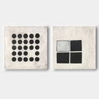 Wall Art Abstract Geometric Modern Serene