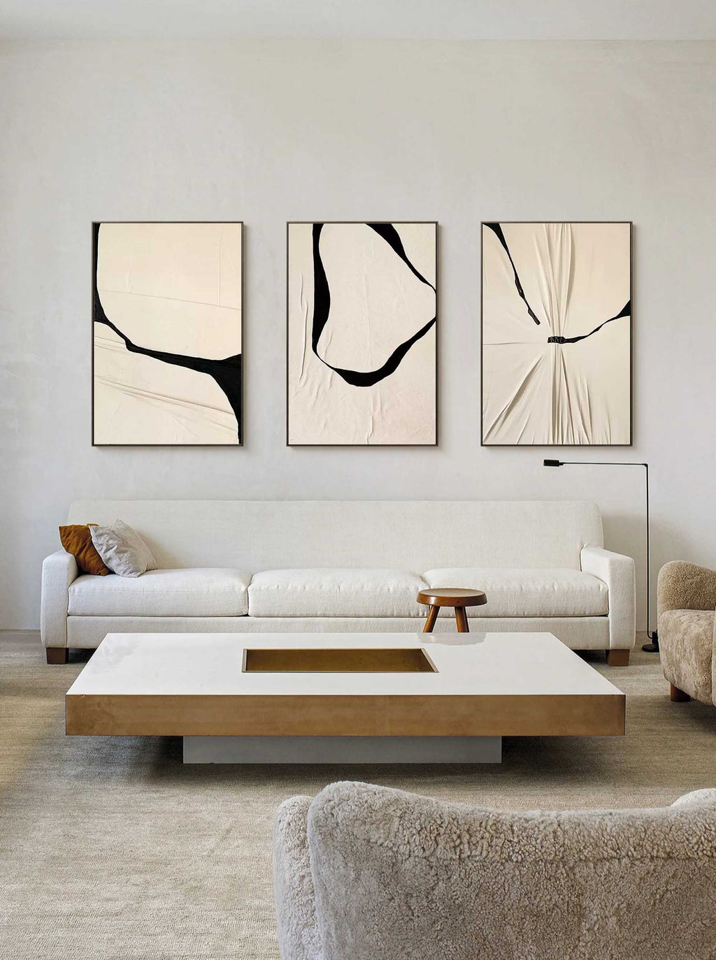 Wall Art Abstract Modern Elegant Wabi-Sabi