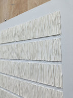 Set Of 2 Minimalist Textured Diptych Bas-Relief Painting