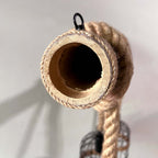 Silva Vintage 3 Heads Wood Rope Pendant Light