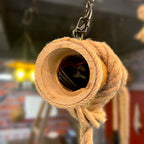 Silva Vintage 3 Heads Wood Rope Pendant Light