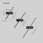 Struve Rotatable Wall Lamp for Bedroom, Black/White
