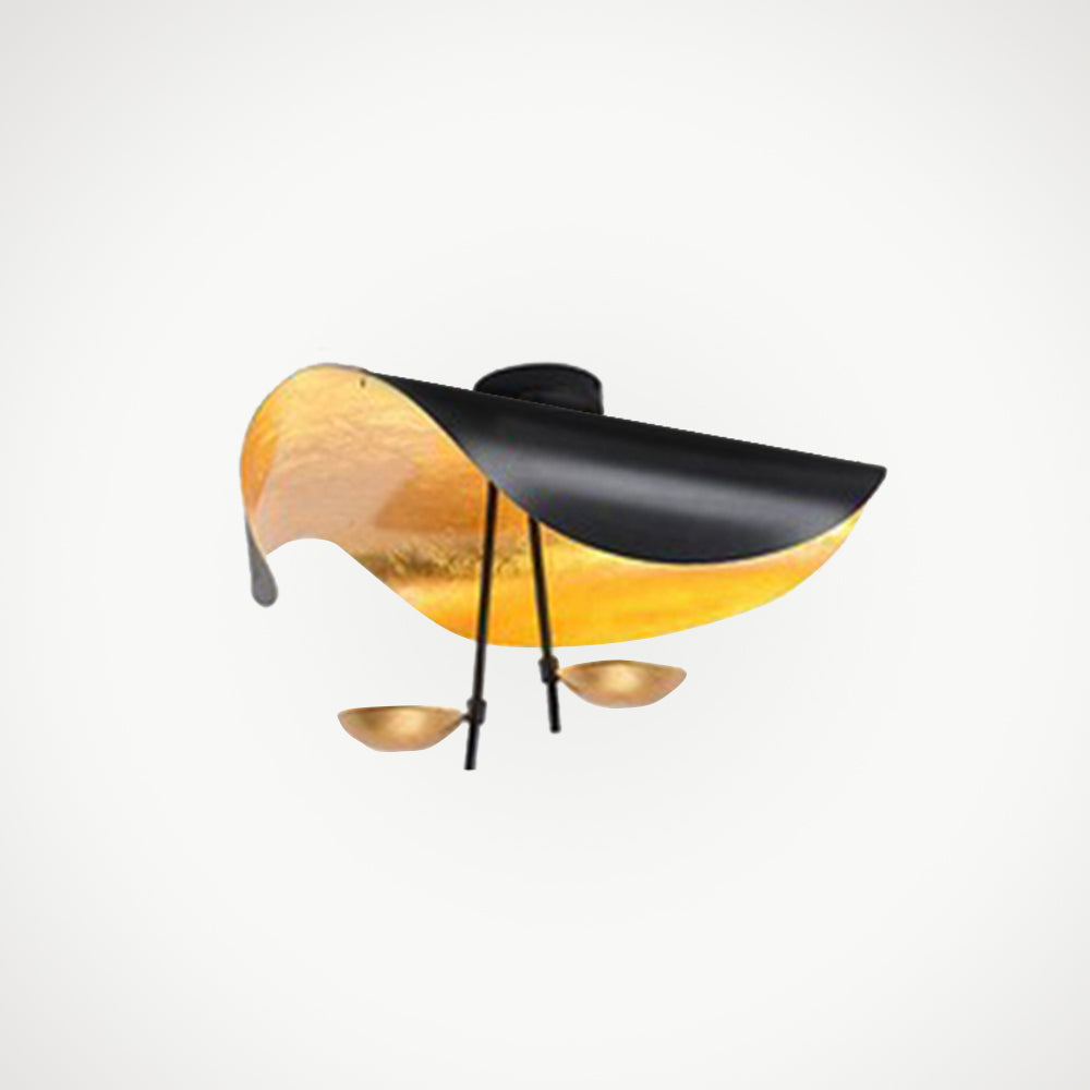 Airsha Pendant Light 3 Colour, Gold Foil Pendant Lights