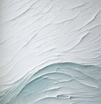 Textured Wave Landscape Art Oil Painting