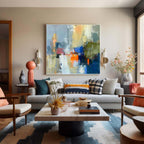 Wall Art Abstract Painterly Landscape Decor