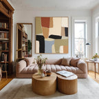 Wall Art Abstract Irregular Block Serene Calm