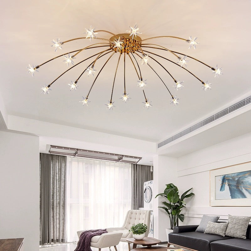 Arisha Art Deco Starry  Flush Mount Ceiling Light