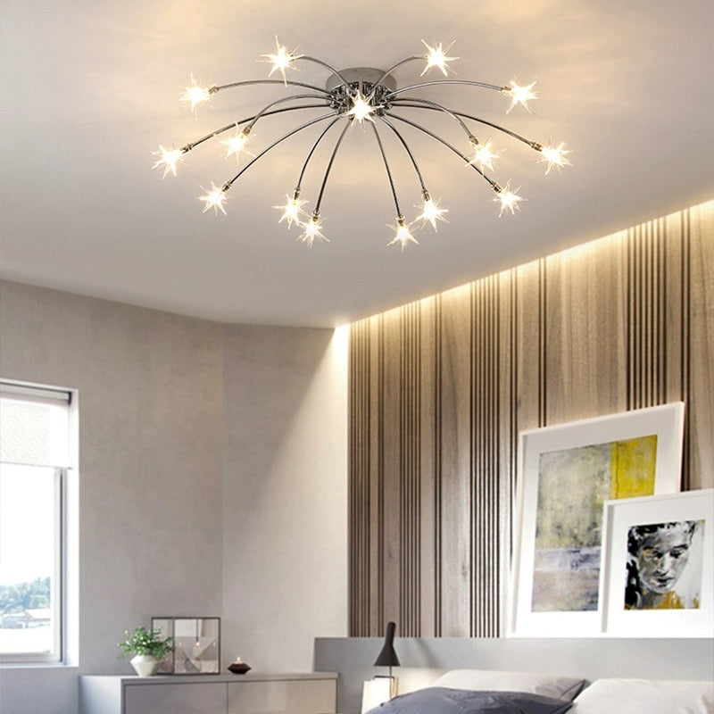 Arisha Art Deco Starry  Flush Mount Ceiling Light