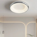 Arisha Modern LED Flush Mount Ceiling Light Metal White Bedroom
