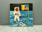Andy Warhol Moon Landing Pop Art Painting