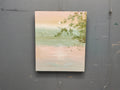Wabi-Sabi Wall Art Soft Pastel Lake Landscape