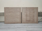 Textured Horizontal Linear Relief Painting