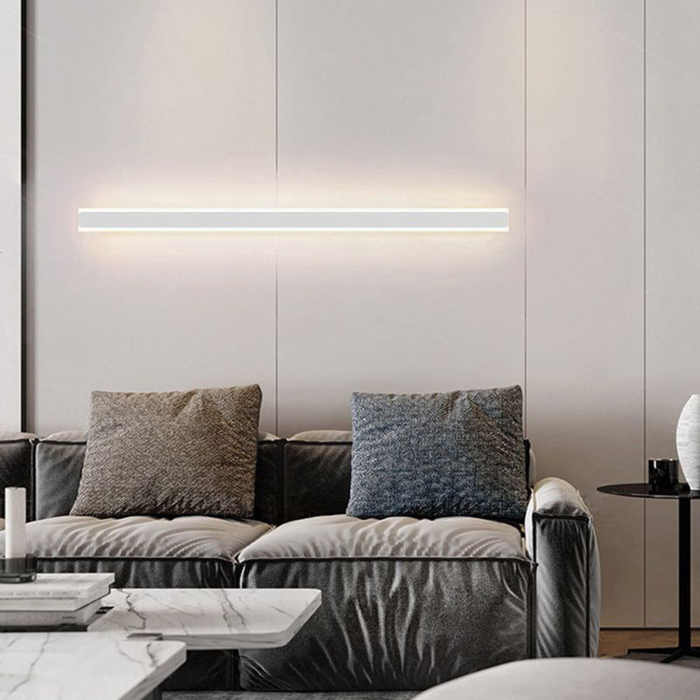 Gravo Minimalist Linear Metal/ Wall Lamp, Gold/Black/White